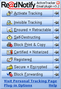 Screen 

shot of the General Purpose ReadVerify Plugin popup menu